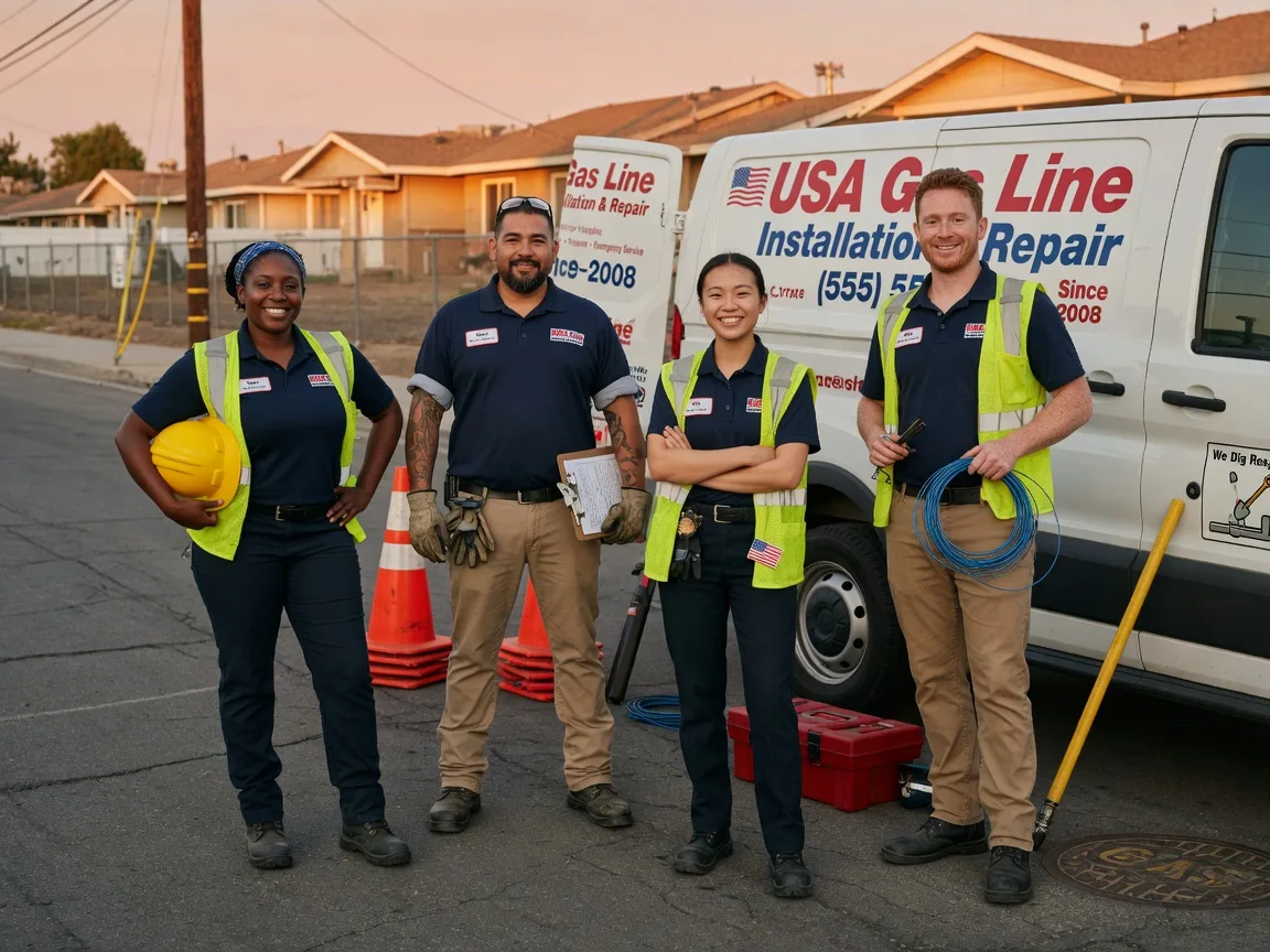 Gas Line Installation company in New Galilee, PA